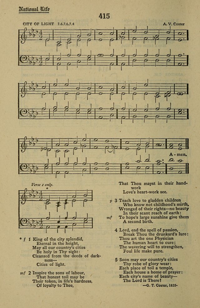 Methodist Hymn and Tune Book: official hymn book of the Methodist Church page 460