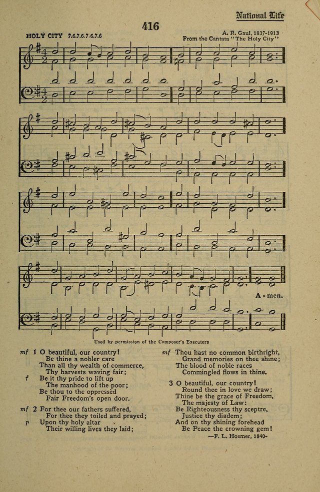 Methodist Hymn and Tune Book: official hymn book of the Methodist Church page 461
