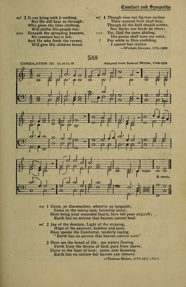 Methodist Hymn and Tune Book: official hymn book of the Methodist Church page 597