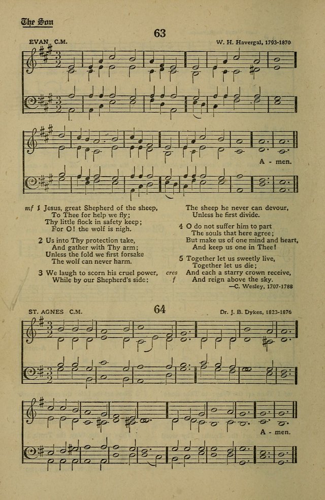 Methodist Hymn and Tune Book: official hymn book of the Methodist Church page 70