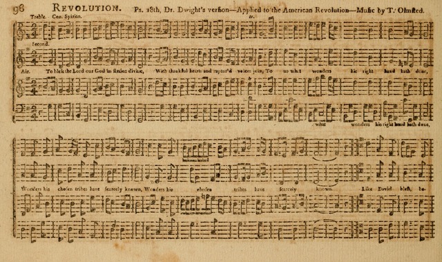 The Musical Olio: containing I. a concise introduction to the art of singing by note. II. a variety of psalms, tunes, hymns, and set pieces, selected principally from European authors... page 104