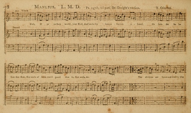 The Musical Olio: containing I. a concise introduction to the art of singing by note. II. a variety of psalms, tunes, hymns, and set pieces, selected principally from European authors... page 84
