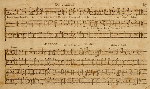 The Musical Olio: containing I. a concise introduction to the art of singing by note. II. a variety of psalms, tunes, hymns, and set pieces, selected principally from European authors... page 93