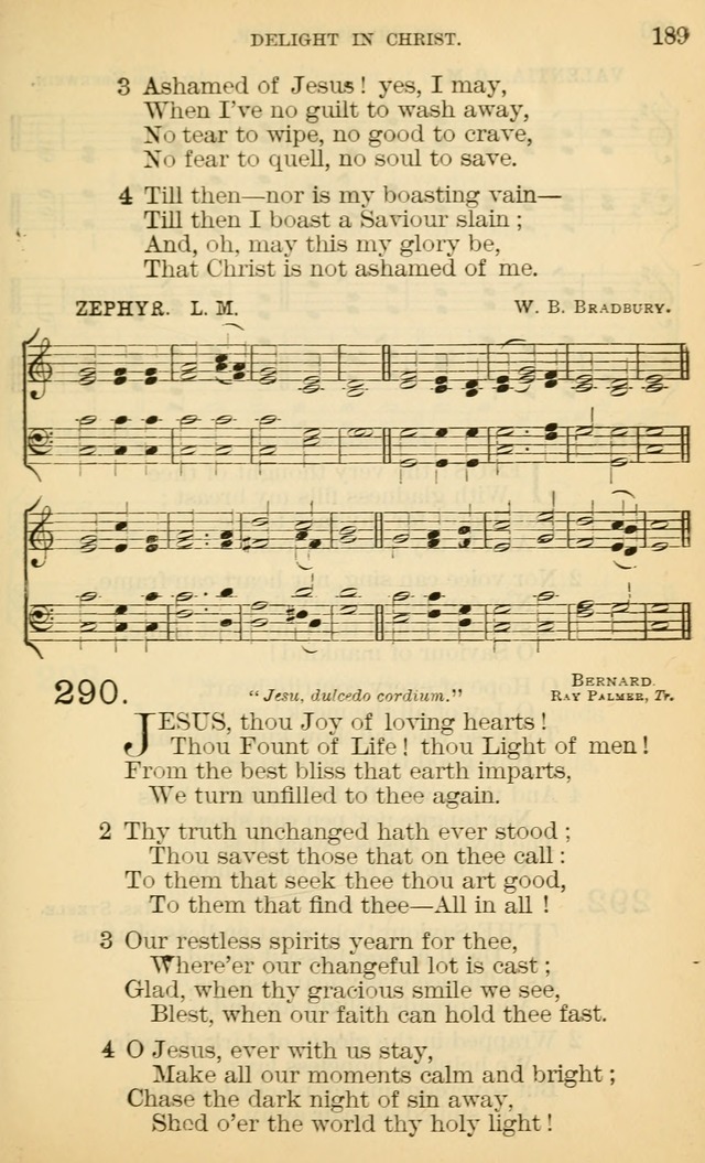 The Manual of Praise for Sabbath and Social Worship page 189