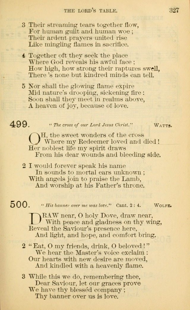 The Manual of Praise for Sabbath and Social Worship page 327