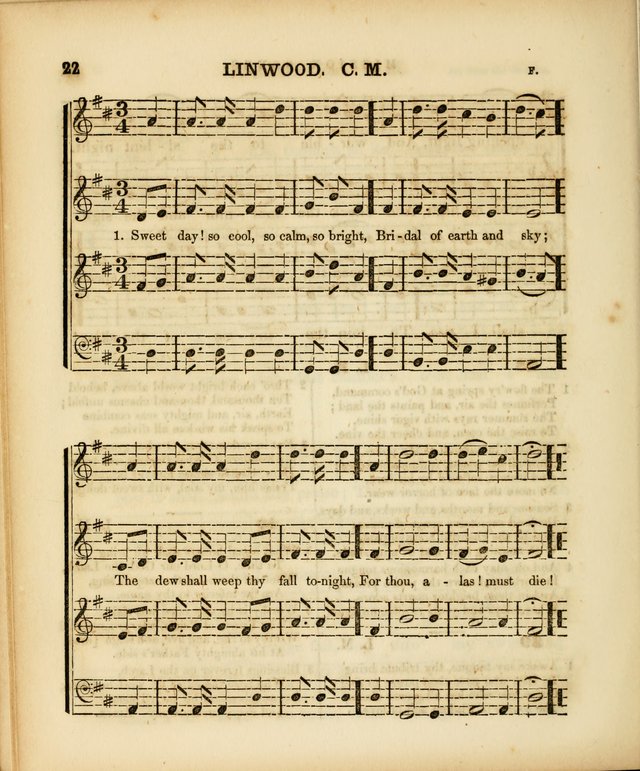 Mission Songs: a collection of hymns and music, designed for Sabbath schools page 22