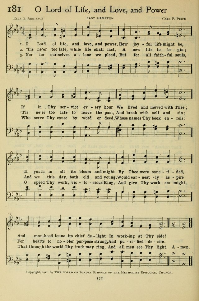 The Methodist Sunday School Hymnal page 185