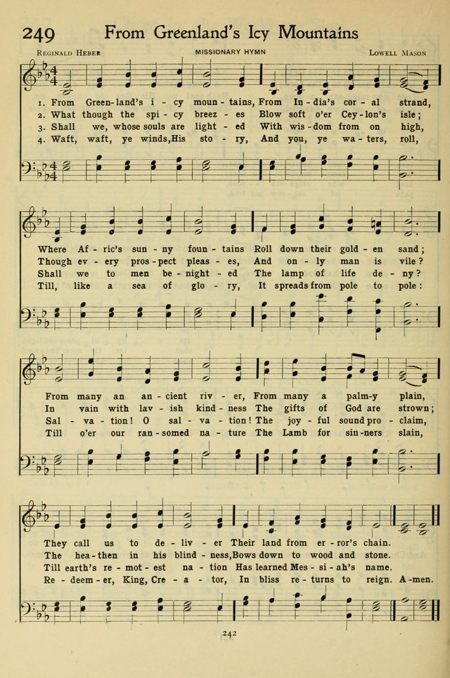 The Methodist Sunday School Hymnal page 255