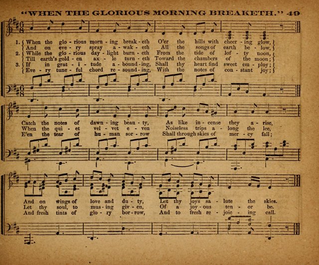The Morning Stars Sang Together: a book of religious songs for Sunday schools and the home circle page 50