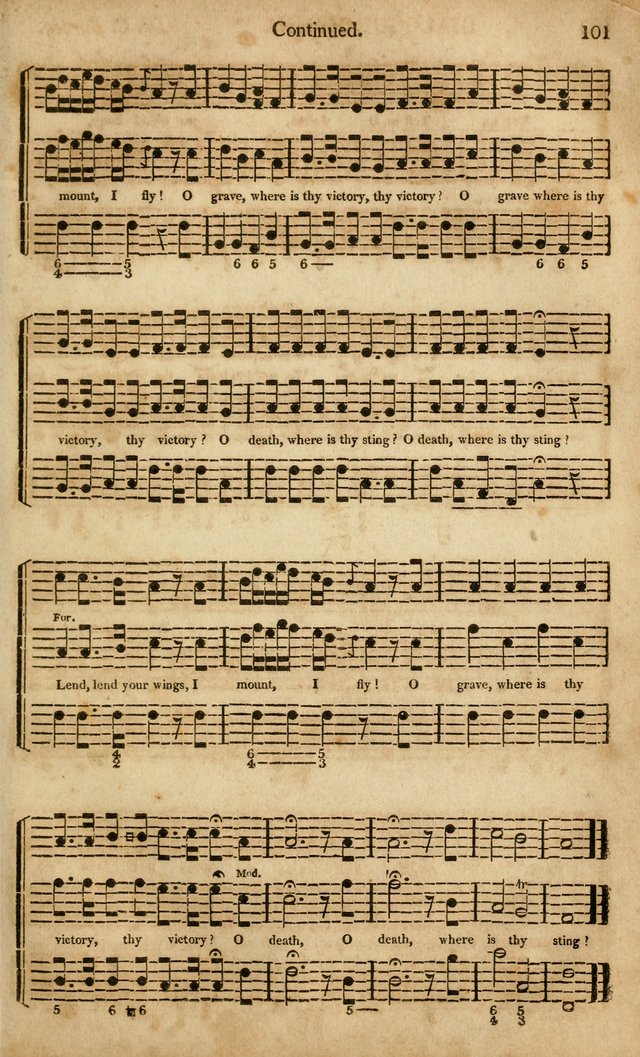 Musica Sacra: or, Springfield and Utica Collections United: consisting of Psalm and hymn tunes, anthems, and chants (2nd revised ed.) page 101