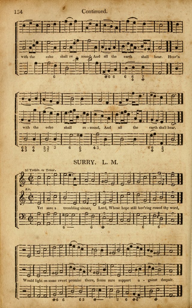 Musica Sacra: or, Springfield and Utica Collections United: consisting of Psalm and hymn tunes, anthems, and chants (2nd revised ed.) page 134