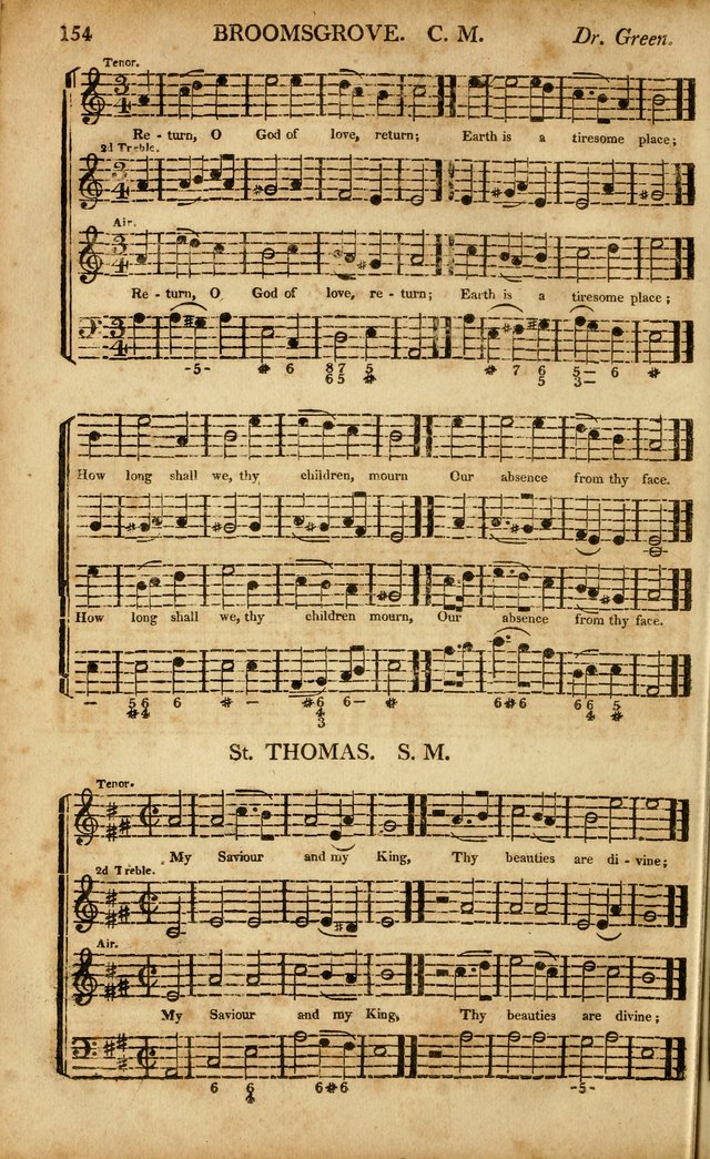 Musica Sacra: or, Springfield and Utica Collections United: consisting of Psalm and hymn tunes, anthems, and chants (2nd revised ed.) page 154