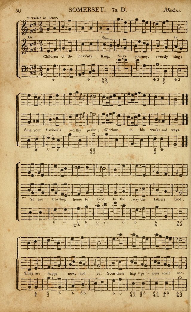 Musica Sacra: or, Springfield and Utica Collections United: consisting of Psalm and hymn tunes, anthems, and chants (2nd revised ed.) page 50