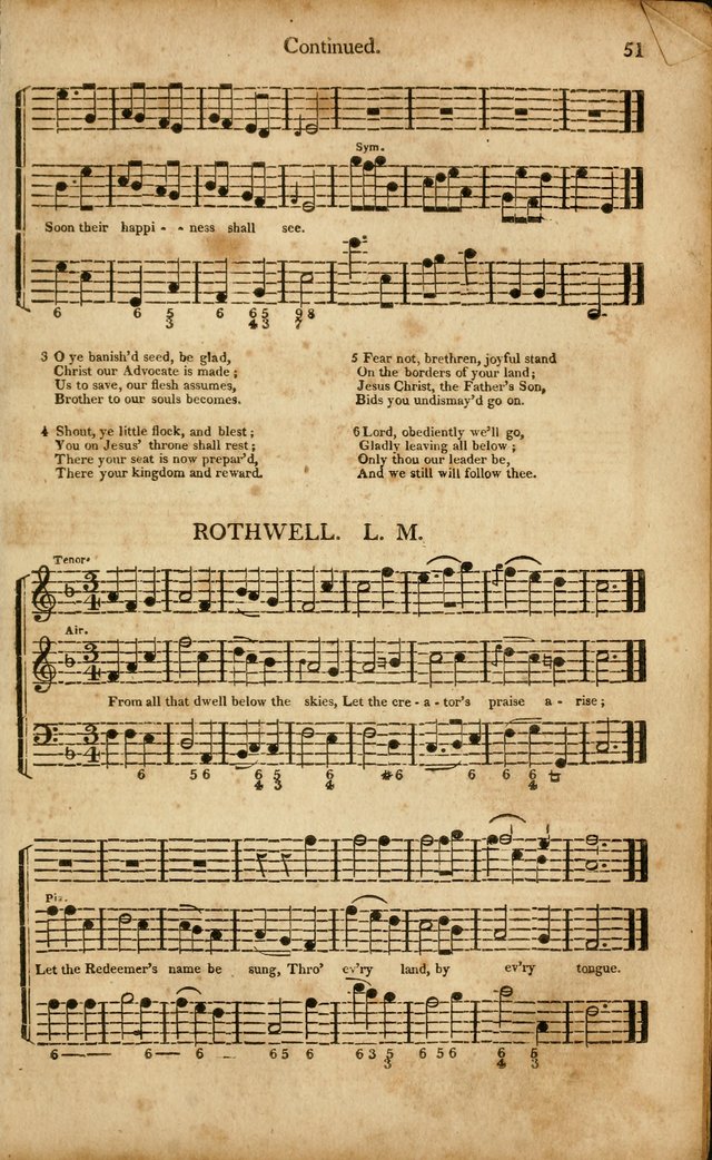 Musica Sacra: or, Springfield and Utica Collections United: consisting of Psalm and hymn tunes, anthems, and chants (2nd revised ed.) page 51