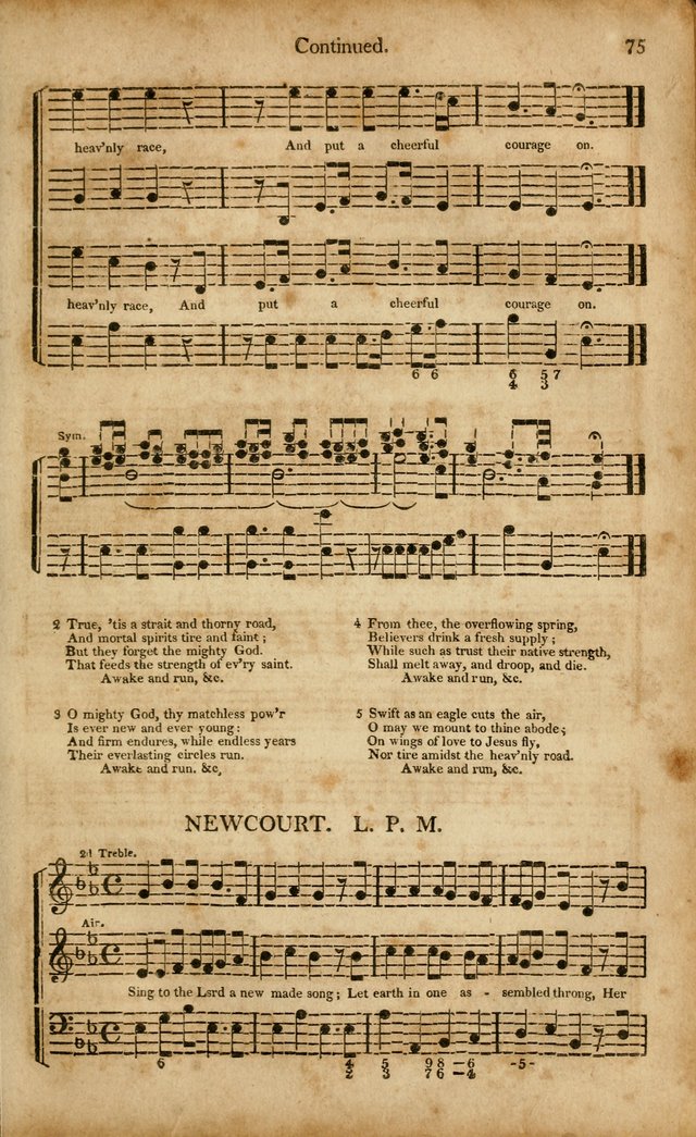 Musica Sacra: or, Springfield and Utica Collections United: consisting of Psalm and hymn tunes, anthems, and chants (2nd revised ed.) page 75