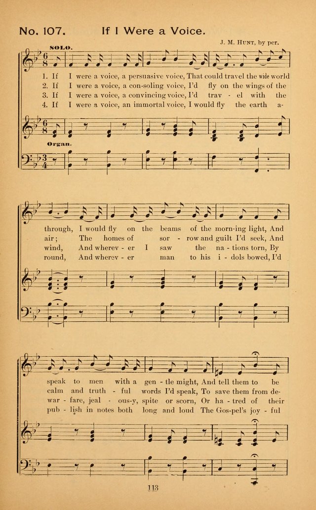 The Missionary Triumph: being a collection of Songs suitable for all kinds of Missionary Serves page 113