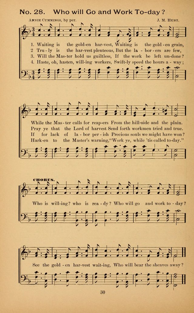 The Missionary Triumph: being a collection of Songs suitable for all kinds of Missionary Serves page 30