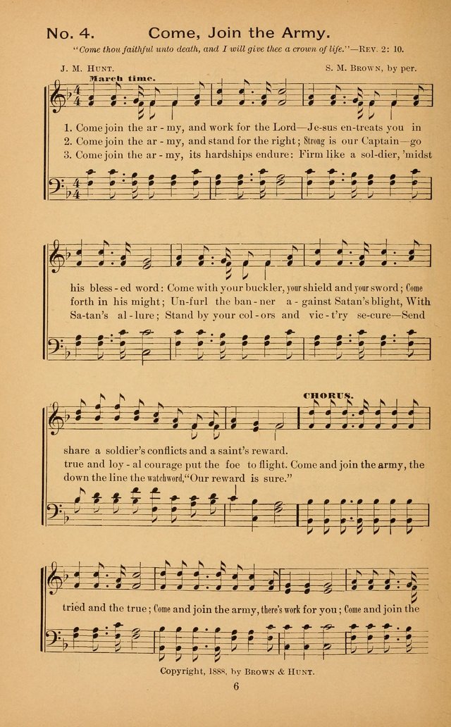 The Missionary Triumph: being a collection of Songs suitable for all kinds of Missionary Serves page 6