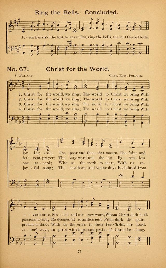 The Missionary Triumph: being a collection of Songs suitable for all kinds of Missionary Serves page 71