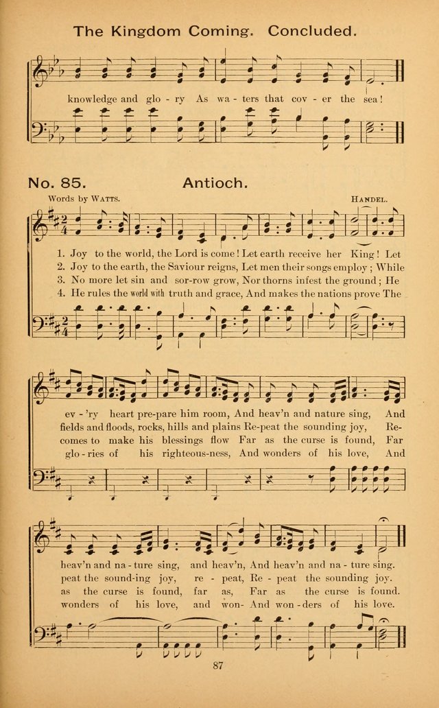 The Missionary Triumph: being a collection of Songs suitable for all kinds of Missionary Serves page 87
