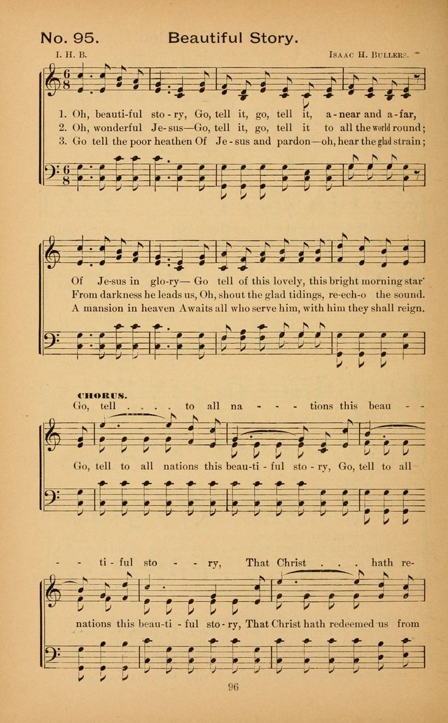 The Missionary Triumph: being a collection of Songs suitable for all kinds of Missionary Serves page 96