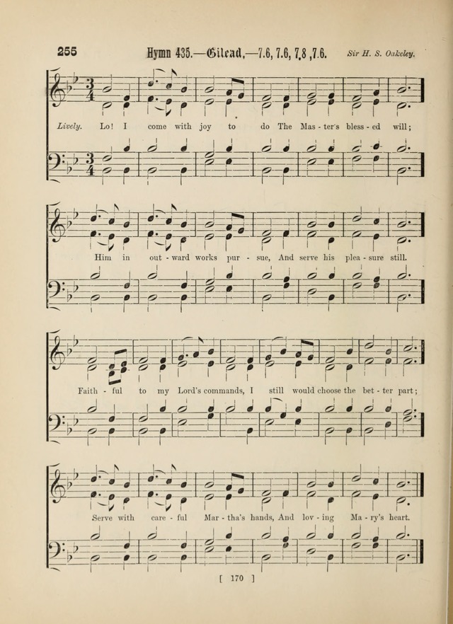 Methodist Tune Book: a collection of tunes adapted to the Methodist Hymn book page 170