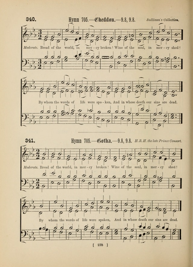 Methodist Tune Book: a collection of tunes adapted to the Methodist Hymn book page 238
