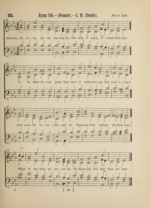 Methodist Tune Book: a collection of tunes adapted to the Methodist Hymn book page 33