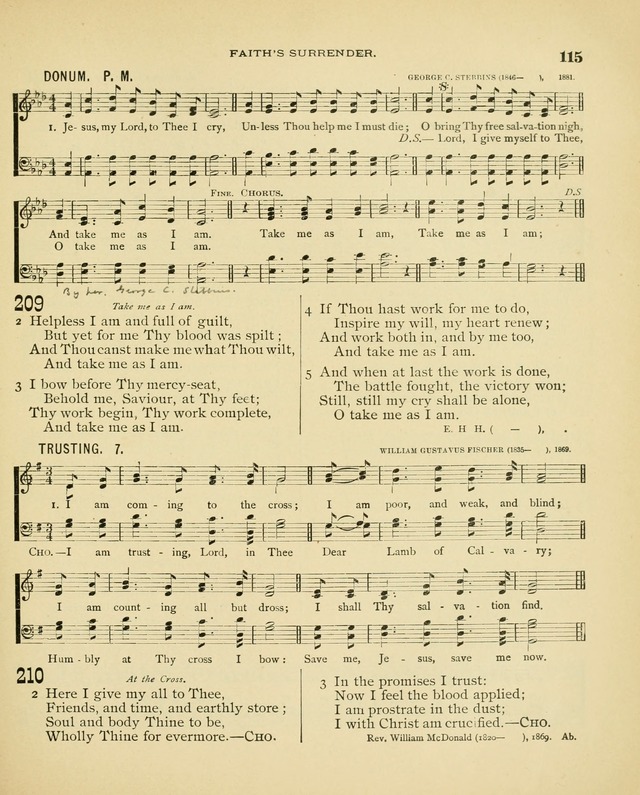 Many Voices; or, Carmina Sanctorum, Evangelistic Edition with Tunes page 106