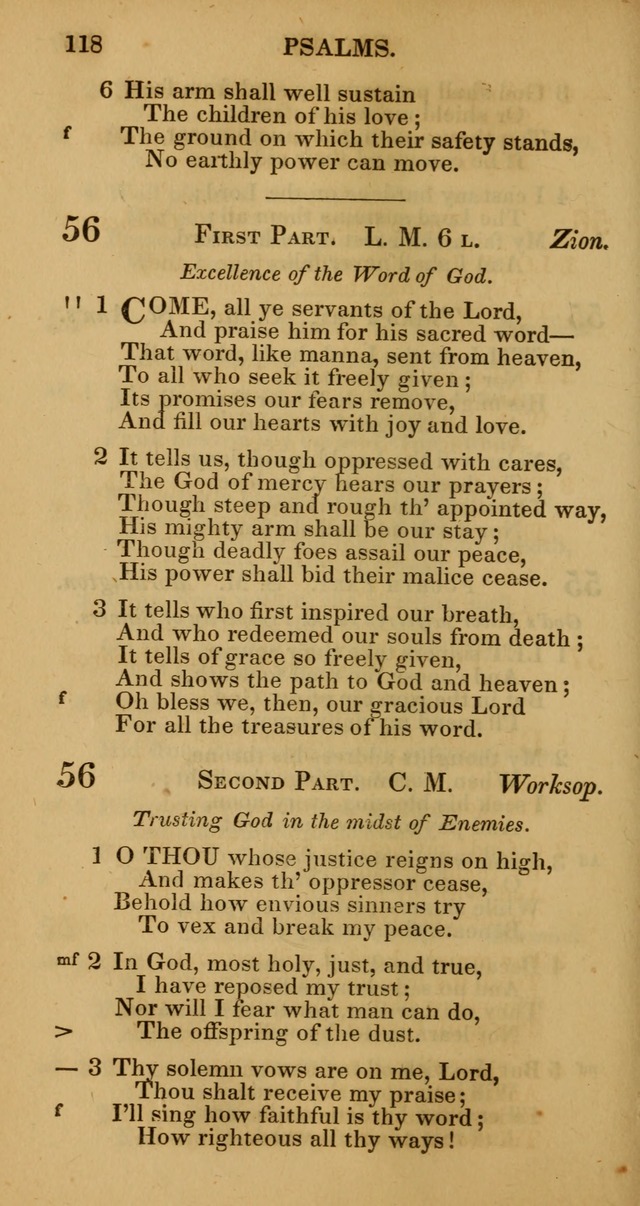 Manual of Christian Psalmody: a collection of psalms and hymns for public worship page 120