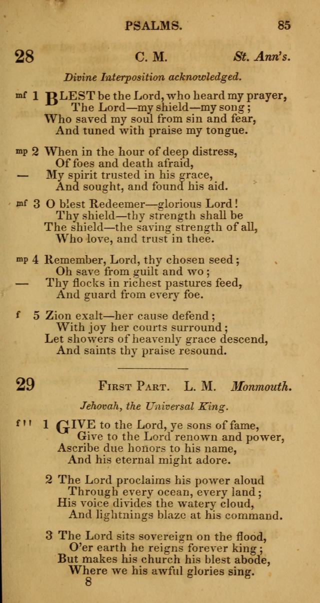 Manual of Christian Psalmody: a collection of psalms and hymns for public worship page 87