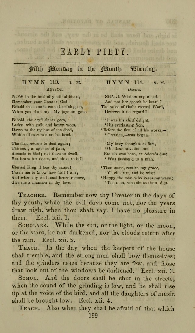 Manual of Devotion: or religious exercises for the morning and evening of each day of the month, for the use of schools and private families page 201
