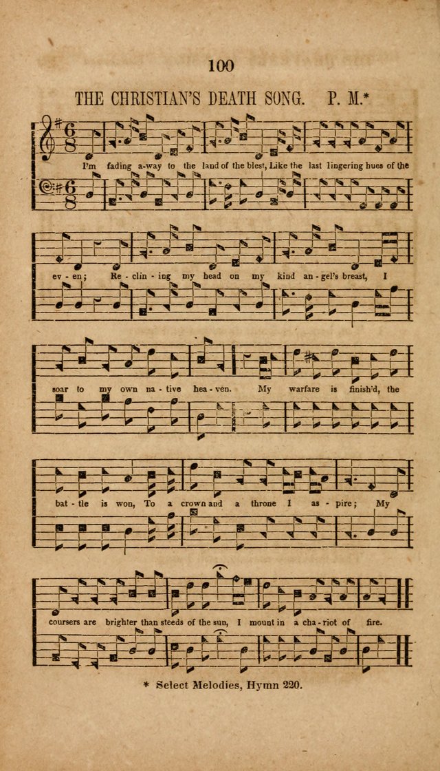 The Minstrel of Zion: a book of religious songs, accompanied with appropriate music, chiefly original page 100