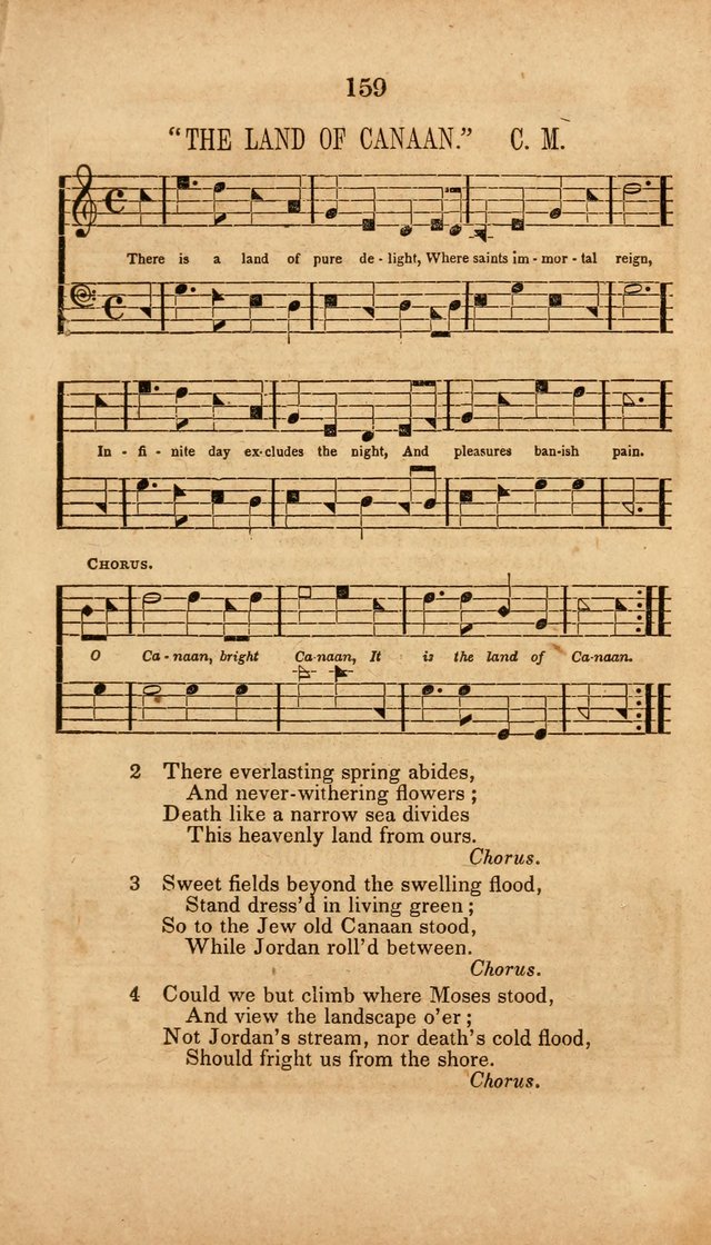 The Minstrel of Zion: a book of religious songs, accompanied with appropriate music, chiefly original page 159