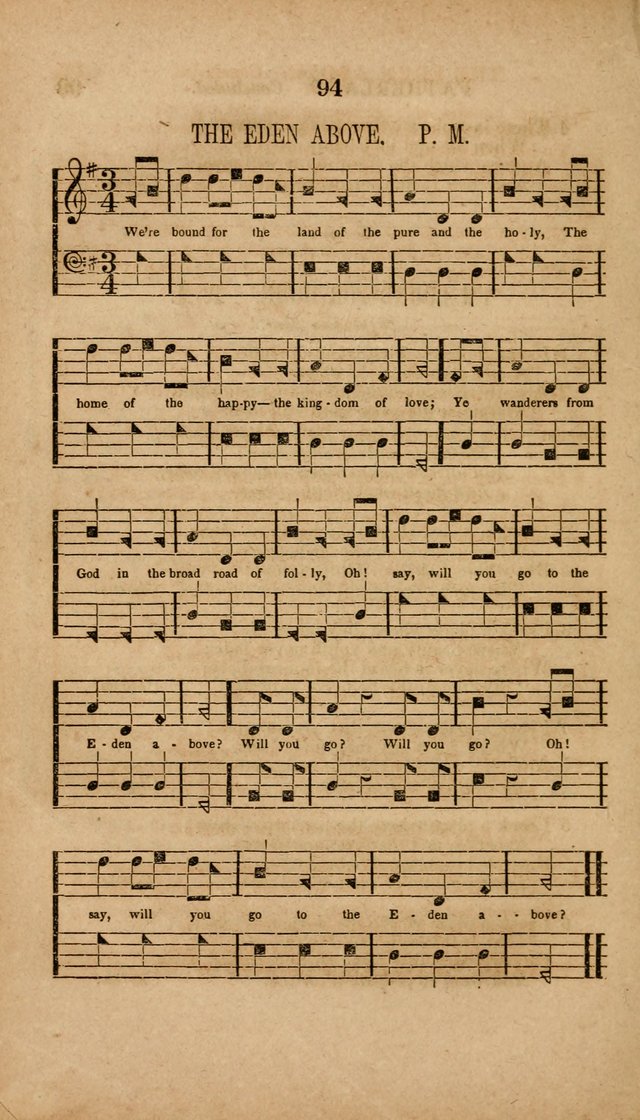 The Minstrel of Zion: a book of religious songs, accompanied with appropriate music, chiefly original page 94