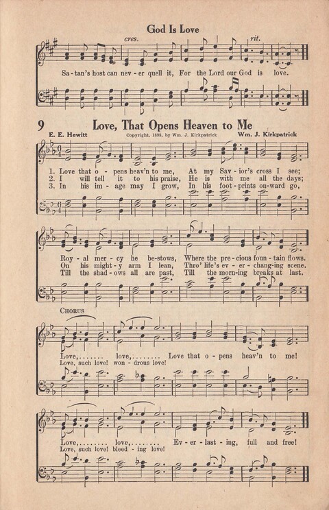 Melodies of Zion: A Compilation of Hymns and Songs, Old and New, Intended for All Kinds of Religious Service page 10