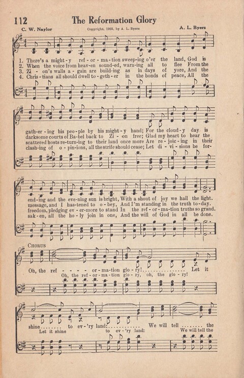 Melodies of Zion: A Compilation of Hymns and Songs, Old and New, Intended for All Kinds of Religious Service page 111