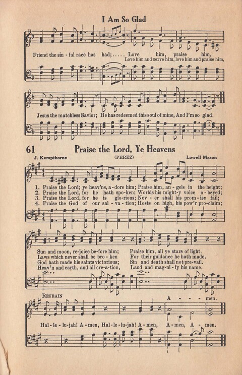 Melodies of Zion: A Compilation of Hymns and Songs, Old and New, Intended for All Kinds of Religious Service page 62