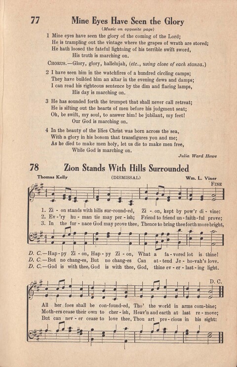 Melodies of Zion: A Compilation of Hymns and Songs, Old and New, Intended for All Kinds of Religious Service page 78