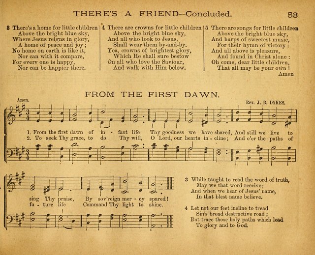 The New Alleluia: a collection of hymns and tunes for the Church School, and the mid-week meeting page 58