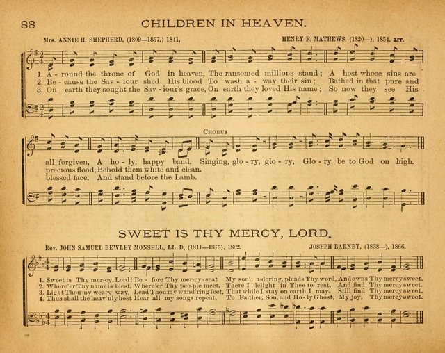 The New Alleluia: a collection of hymns and tunes for the Church School, and the mid-week meeting page 93