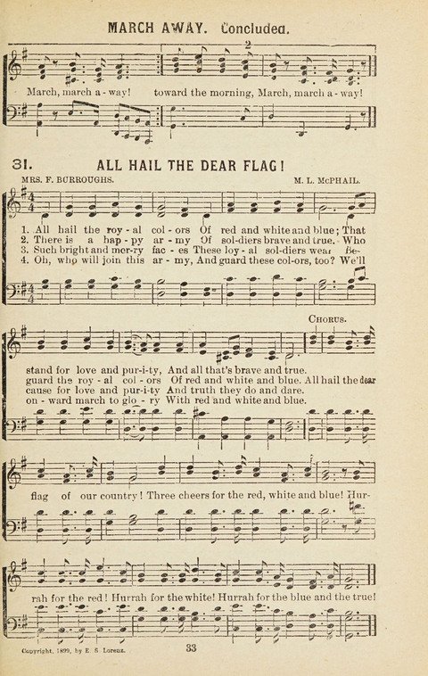 New Anti-Saloon Songs: A Collection of Temperance and Moral Reform Songs Prepared at the Request of The National Anti-Saloon League page 31