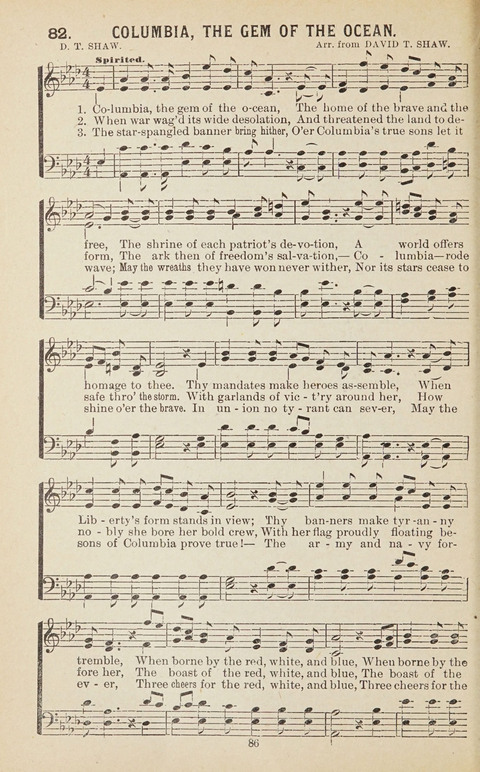New Anti-Saloon Songs: A Collection of Temperance and Moral Reform Songs Prepared at the Request of The National Anti-Saloon League page 84