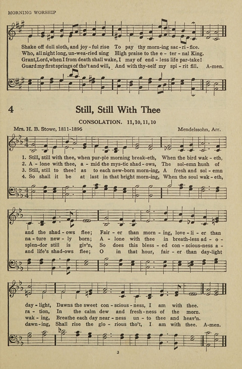 New Baptist Hymnal: containing standard and Gospel hymns and responsive readings page 3