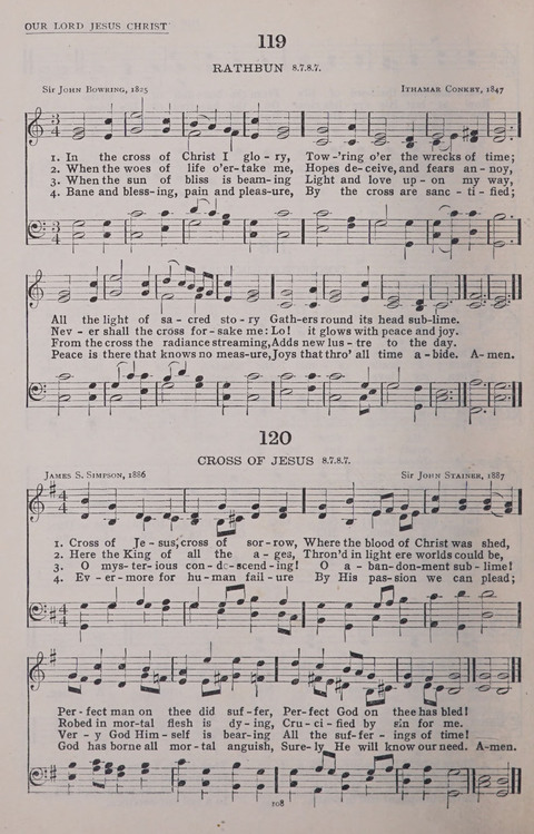 The New Baptist Praise Book: or hymns of the centuries page 108