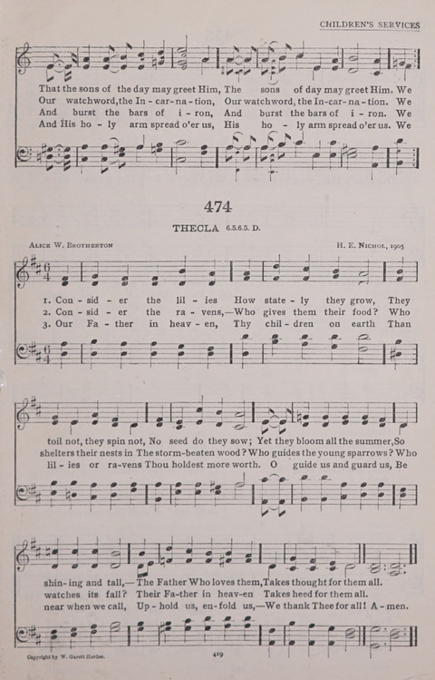 The New Baptist Praise Book: or hymns of the centuries page 419