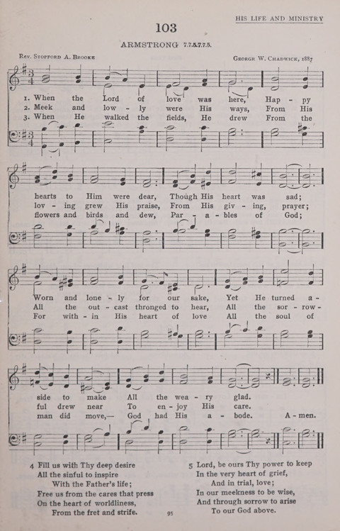 The New Baptist Praise Book: or hymns of the centuries page 95