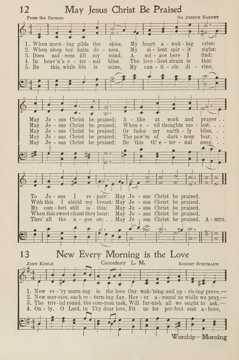 The New Church Hymnal page 10