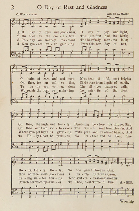 The New Church Hymnal page 2
