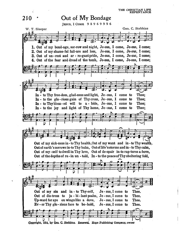 The New Christian Hymnal page 183